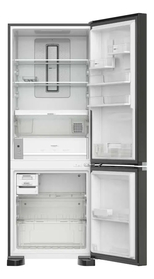 Nevera con freezer inverter Whirlpool Bottom Mount WRE59CETWW color negro con capacidad de 484L foto 4